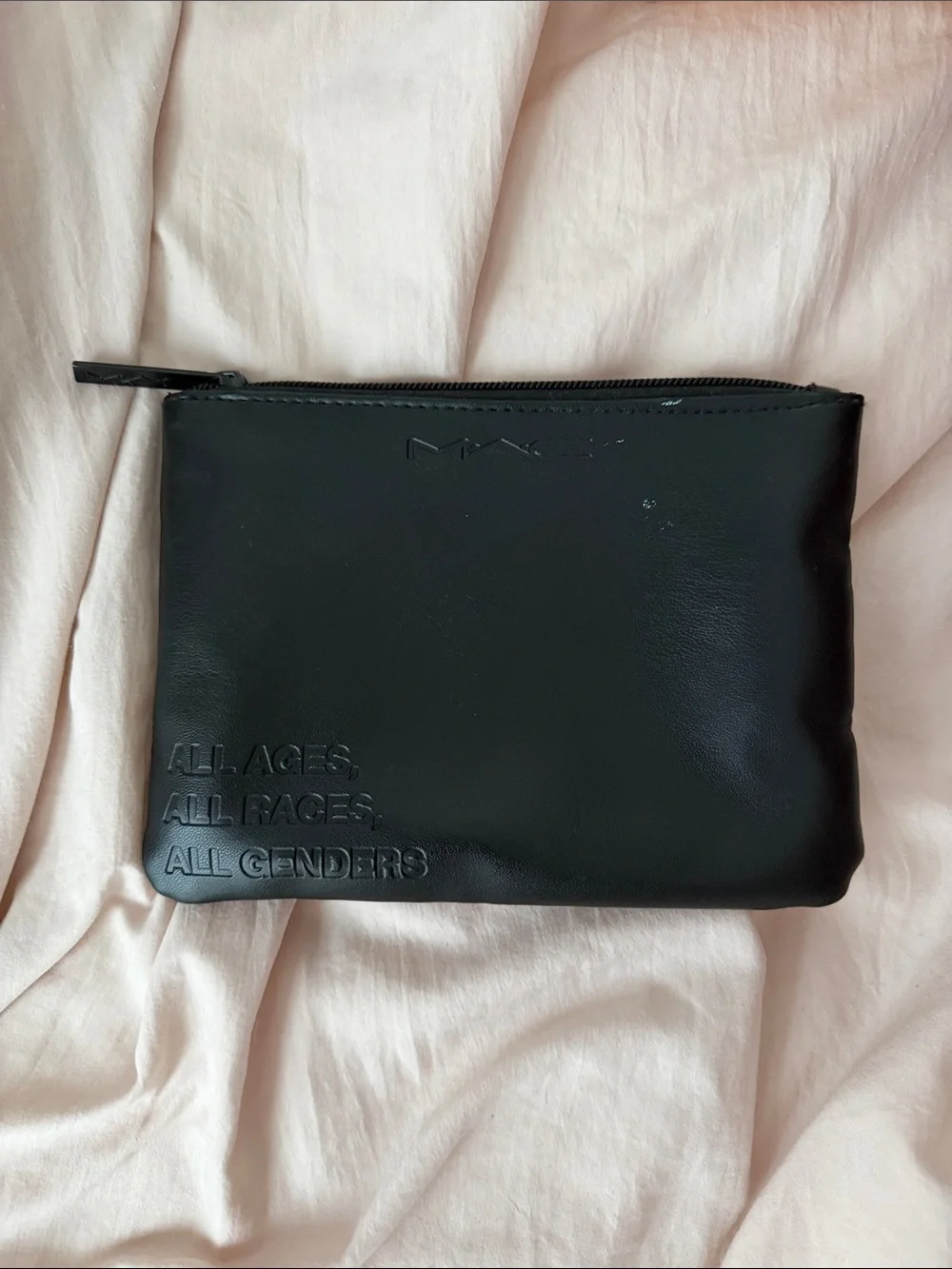MAC Cosmetics Black Zippered Makeup Pouch